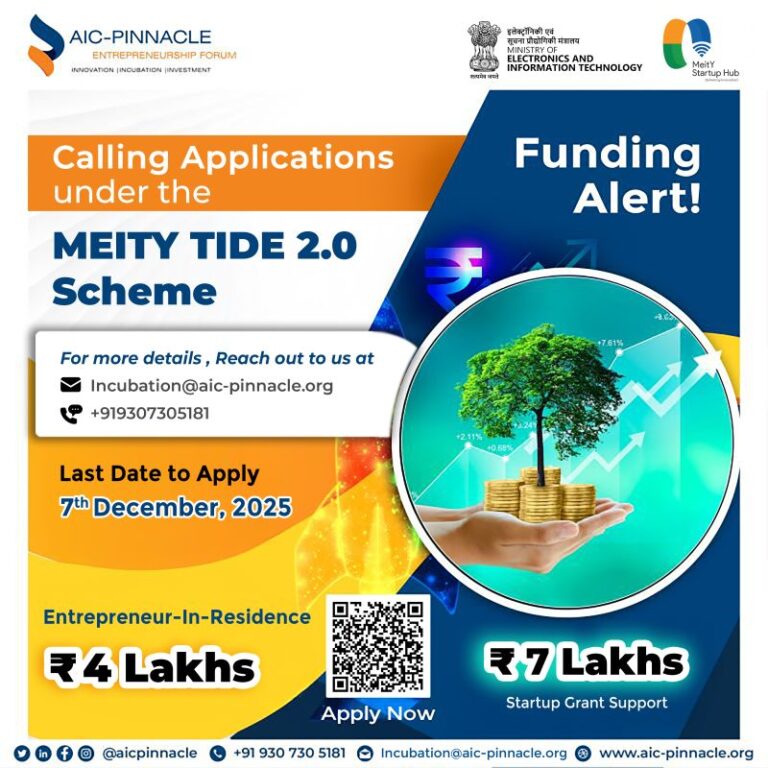 meity-tide-2-0-entrepreneur-in-residence-eir-program-at-aic-pinnacle-industries