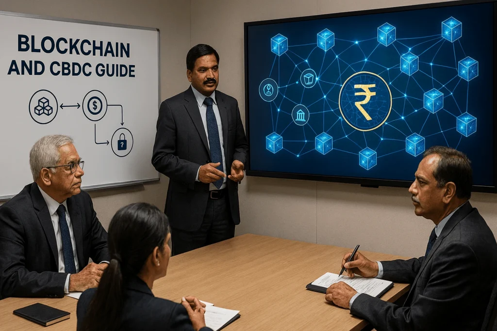 rbi-officials-strategize-india's-digital-rupee-future-through-blockchain-and-cbdc-insights