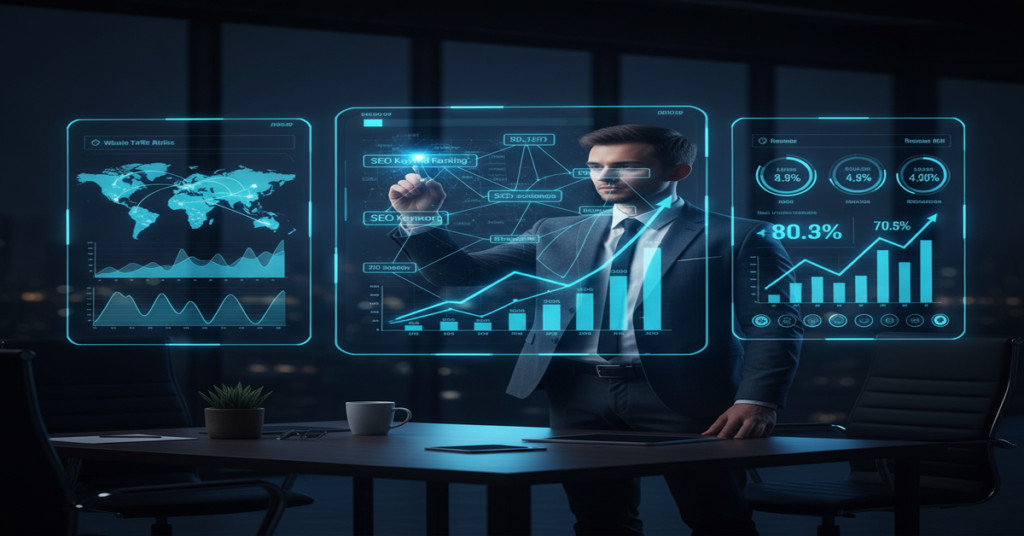 digital revenue growth dashboard