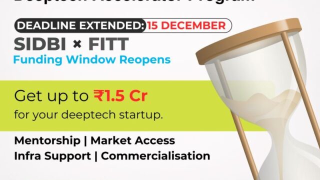 fitt-sidbi-deeptech-accelerator-program