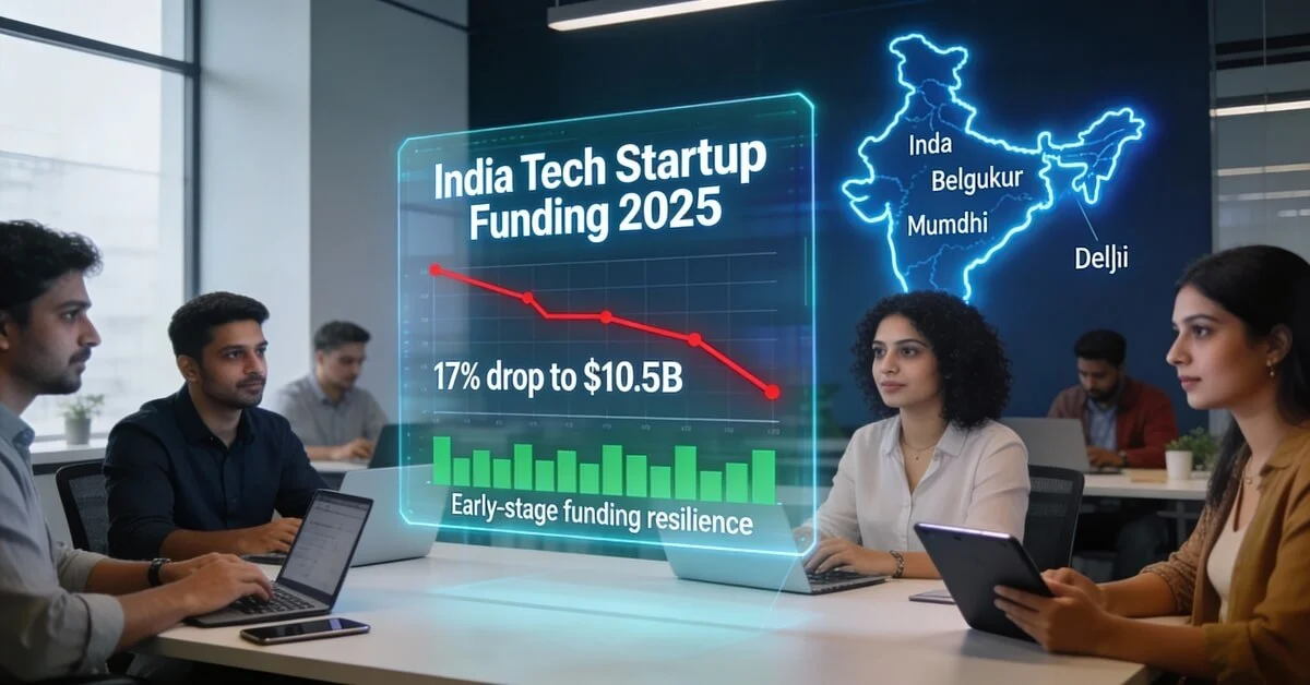 india-tech-startup-funding-2025-drops-17-to-10-5b-check-why