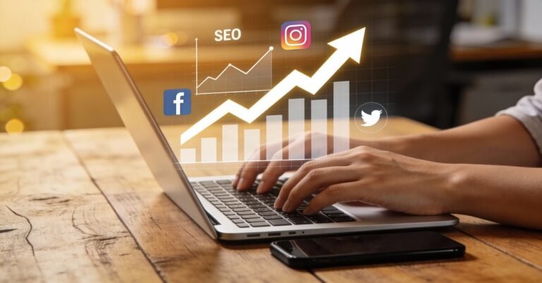 startup marketer using digital marketing analytics