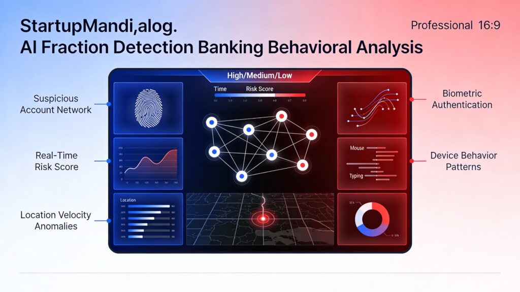 AI fraud detection banking featured image with neural networks blocking fraud, real-time
