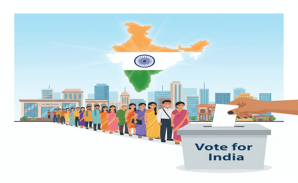 UP voters checking names in the SIR