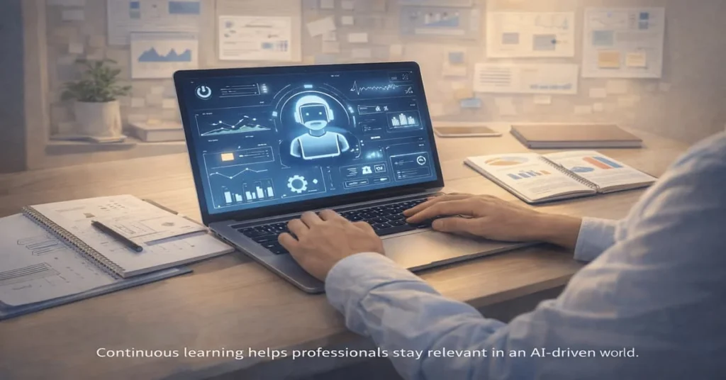 Continuous learning helps professionals