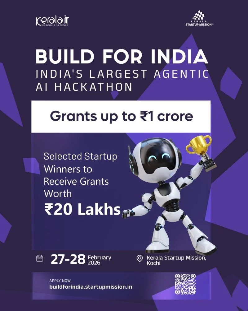 Kerala Startup Mission presents Build for India – India’s Largest Agentic AI Hackathon
