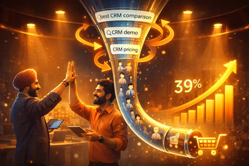 MOFU and BOFU SEM funnel nurturing leads to conversion