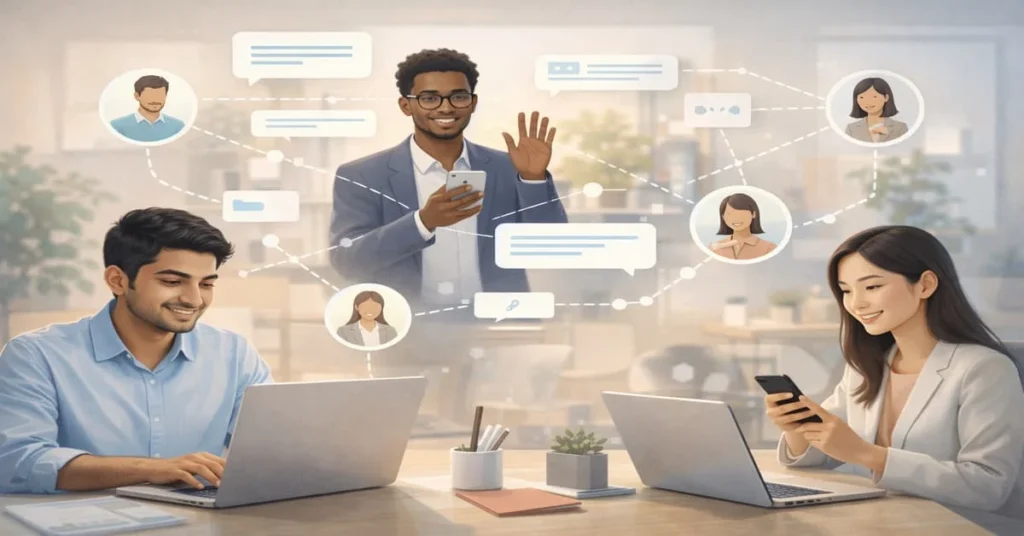 Freshers Online Networking Career Growth