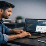 Developer-Building-a-Website-Using-AI