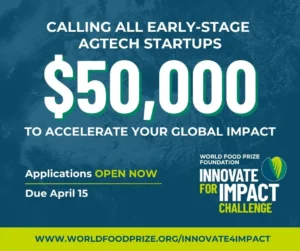 Innovate for Impact Challenge Driving AgTech Innovation