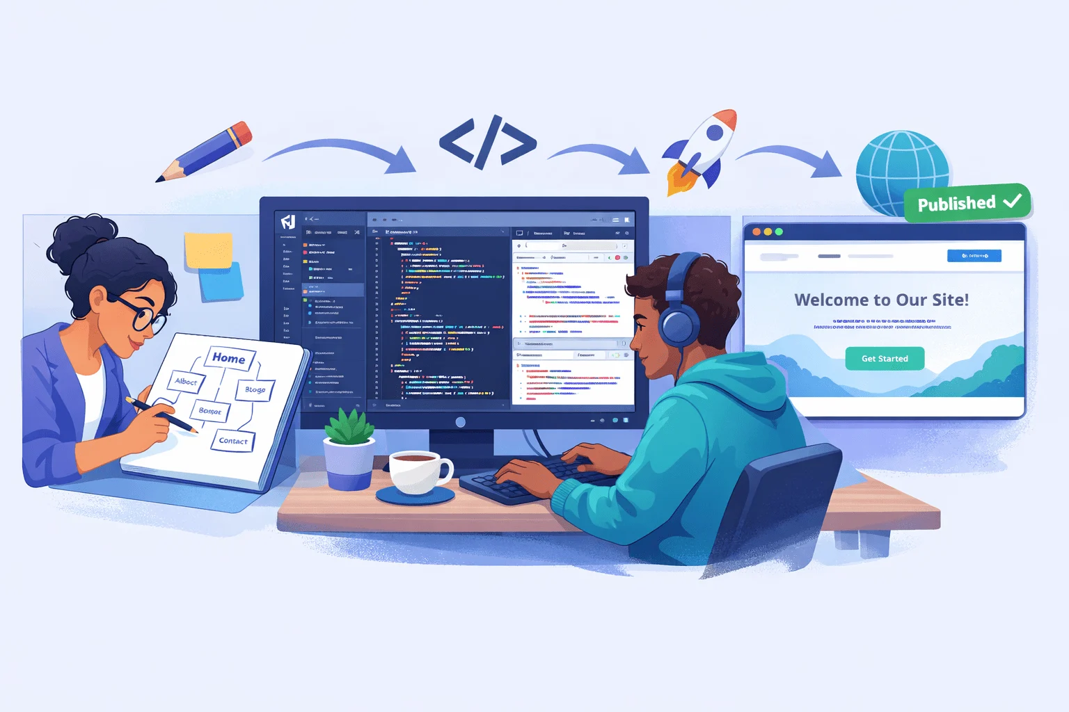 Website-Development-Journey