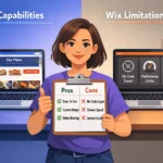 Wix online builds professional business websites but has clear boundaries around code export and scale.