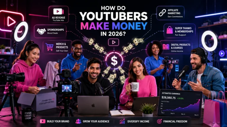 how do youtubers make money